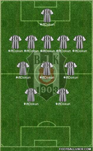 Besiktas JK Formation 2013