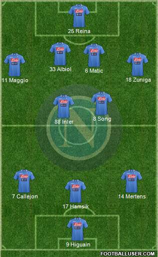 Napoli Formation 2013