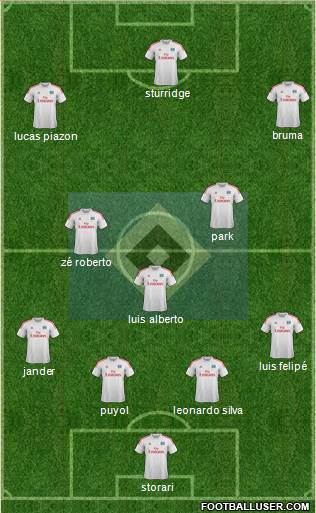 Hamburger SV Formation 2013
