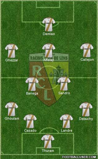 Racing Club de Lens Formation 2013