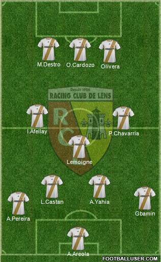 Racing Club de Lens Formation 2013