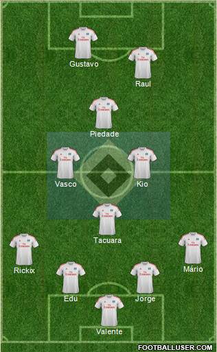 Hamburger SV Formation 2013