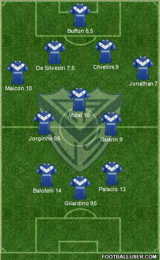 Vélez Sarsfield Formation 2013
