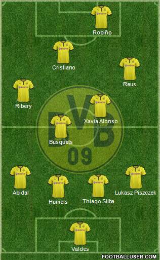Borussia Dortmund Formation 2013