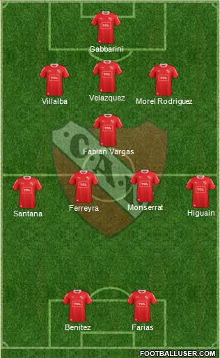 Independiente Formation 2013