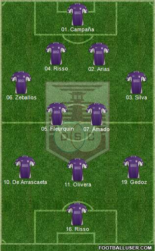 Defensor Sporting Club Formation 2013