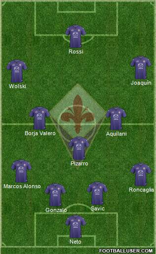 Fiorentina Formation 2013