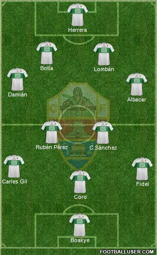 Elche C.F., S.A.D. Formation 2013
