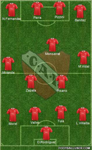 Independiente Formation 2013