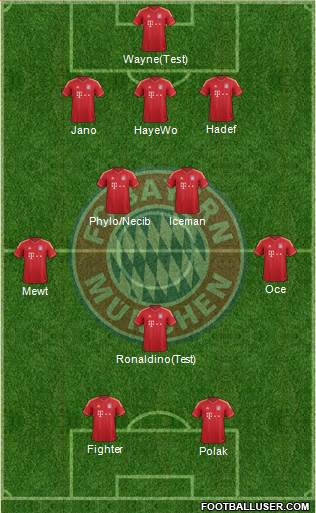 FC Bayern München Formation 2013