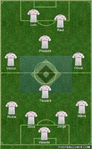 Hamburger SV Formation 2013