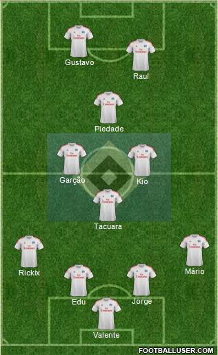 Hamburger SV Formation 2013
