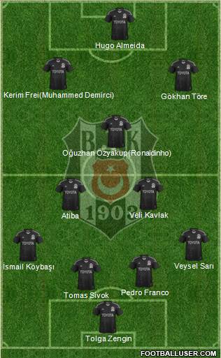 Besiktas JK Formation 2013