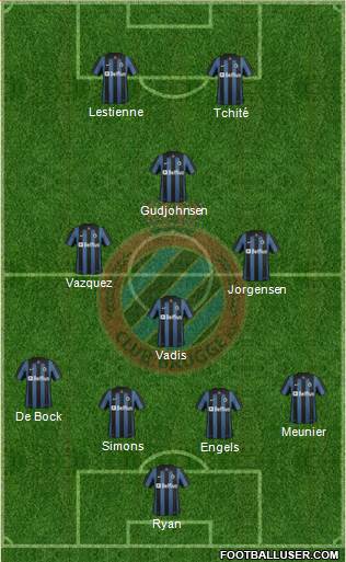 Club Brugge KV Formation 2013
