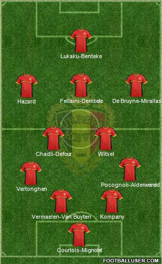 Belgium Formation 2013