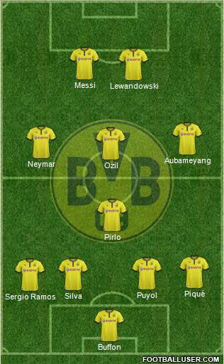 Borussia Dortmund Formation 2013