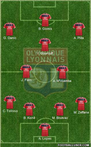 Olympique Lyonnais Formation 2013