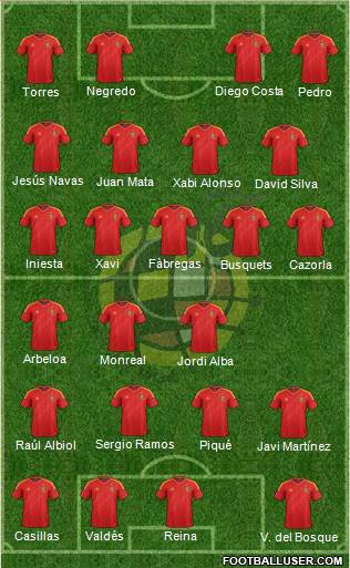 Spain Formation 2013