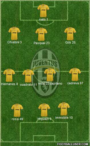 Juventus Formation 2013