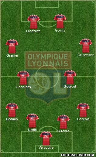 Olympique Lyonnais Formation 2013