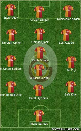 Galatasaray SK Formation 2013