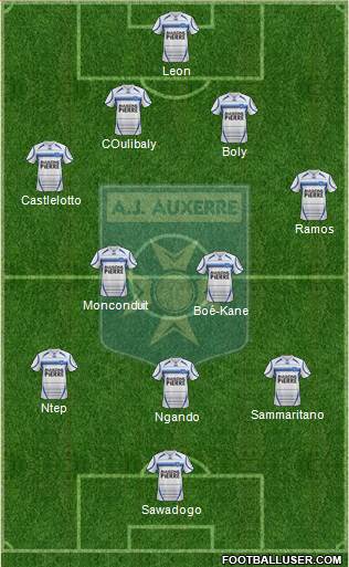 A.J. Auxerre Formation 2013
