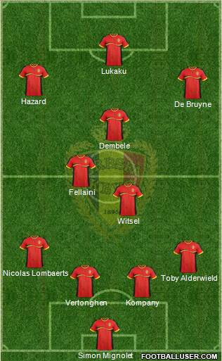 Belgium Formation 2013