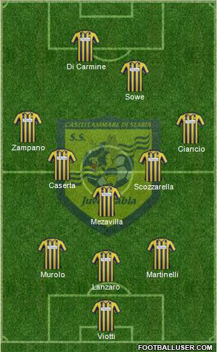 Juve Stabia Formation 2013