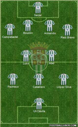 Córdoba C.F., S.A.D. Formation 2013