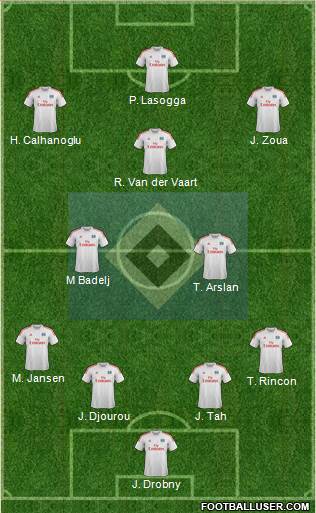 Hamburger SV Formation 2013