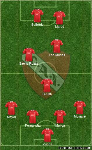 Independiente Formation 2013
