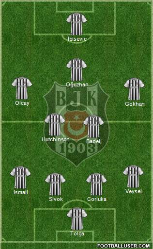 Besiktas JK Formation 2013