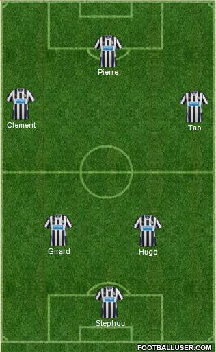 Newcastle United Formation 2013