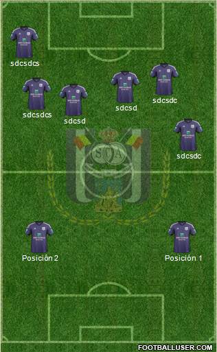 RSC Anderlecht Formation 2013