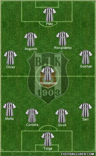 Besiktas JK Formation 2013