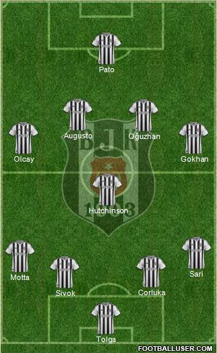 Besiktas JK Formation 2013