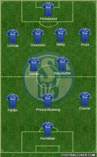 FC Schalke 04 Formation 2013