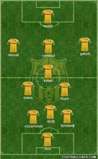 FC Nantes Formation 2013