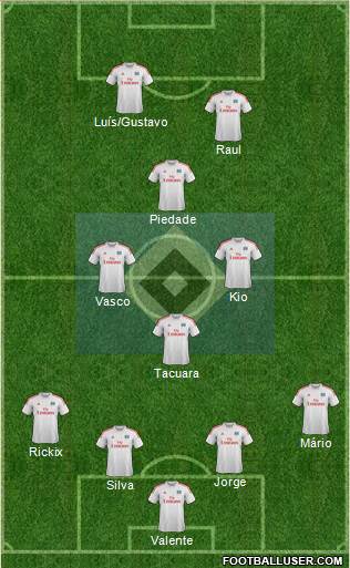 Hamburger SV Formation 2013
