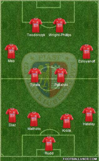 Piast Gliwice Formation 2013