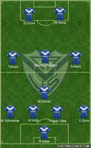 Vélez Sarsfield Formation 2013