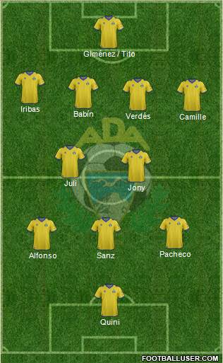 A.D. Alcorcón Formation 2013