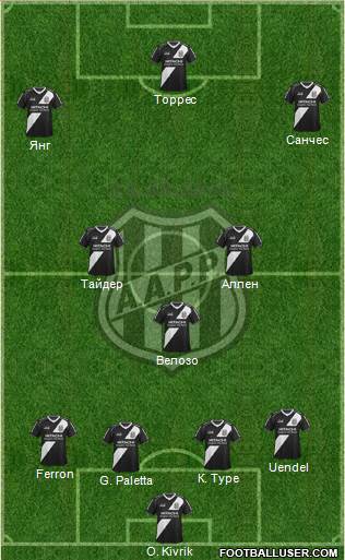 AA Ponte Preta Formation 2013