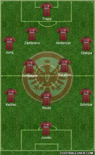 Eintracht Frankfurt Formation 2013