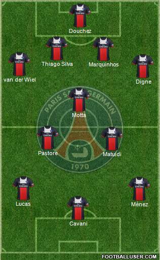 Paris Saint-Germain Formation 2013