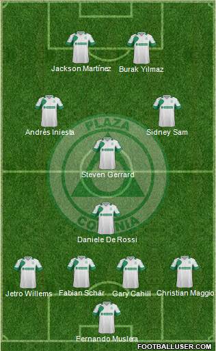 Club Plaza Colonia Formation 2013