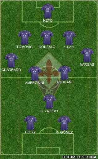 Fiorentina Formation 2013