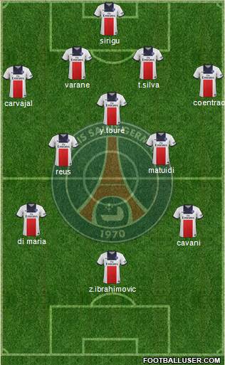 Paris Saint-Germain Formation 2013