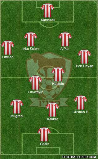 Hapoel Bnei Sakhnin Formation 2013