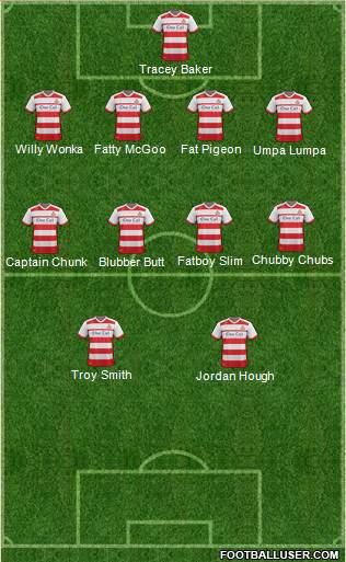Doncaster Rovers Formation 2013